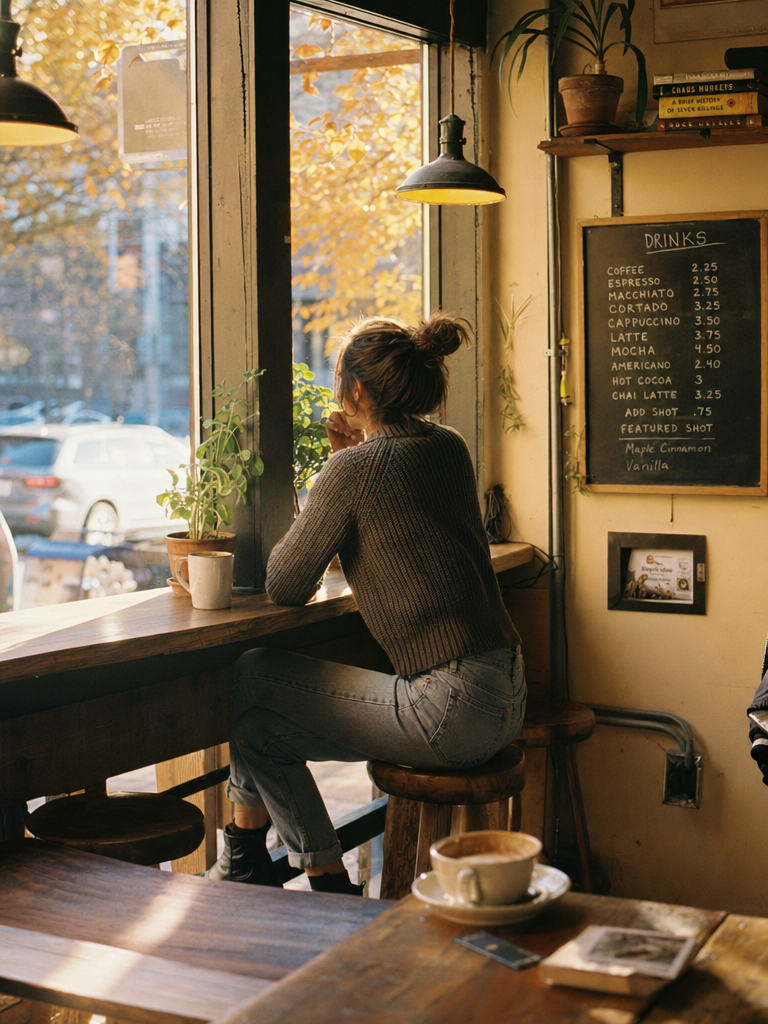 Autumn Coffee Shop on Kodak Gold 200