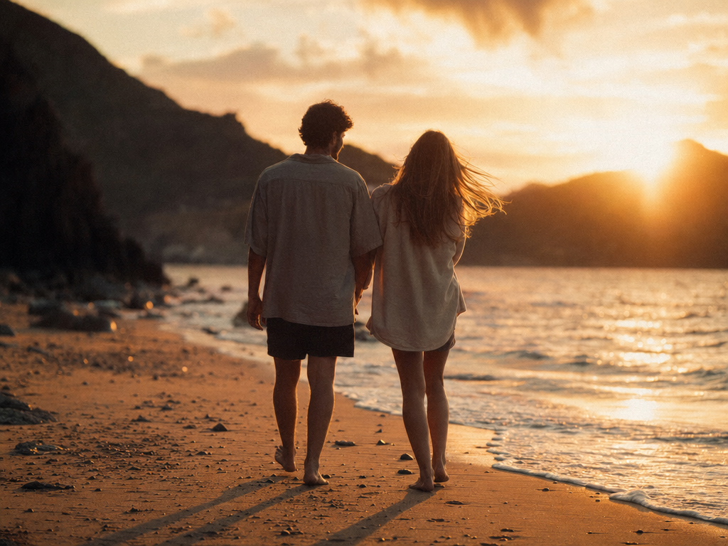 Beach Sunset on Fujifilm Pro 400H