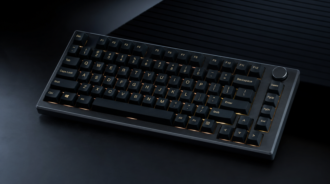 Mechanical Keyboard Dramatic Lighting