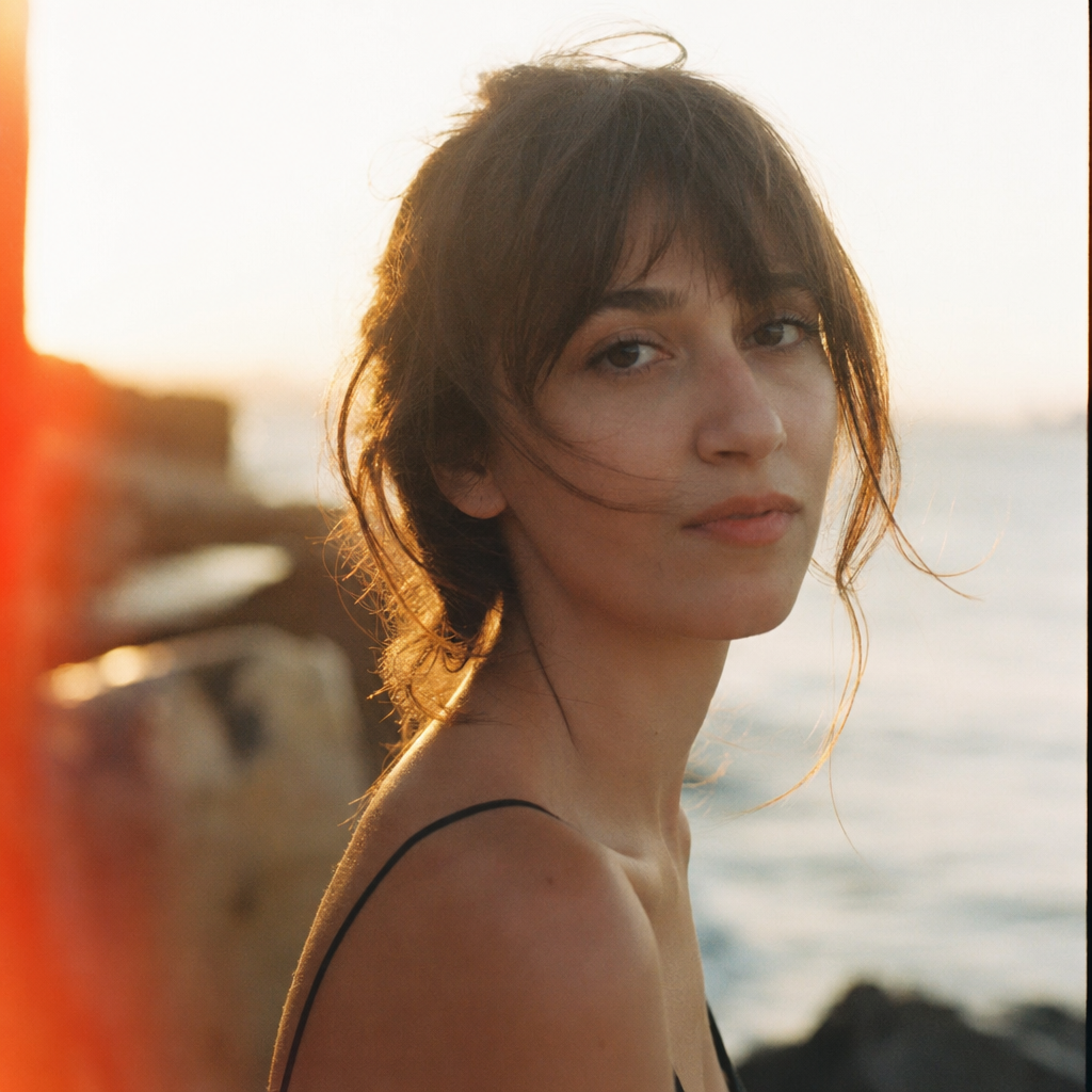Golden Hour Portrait on 35mm Film