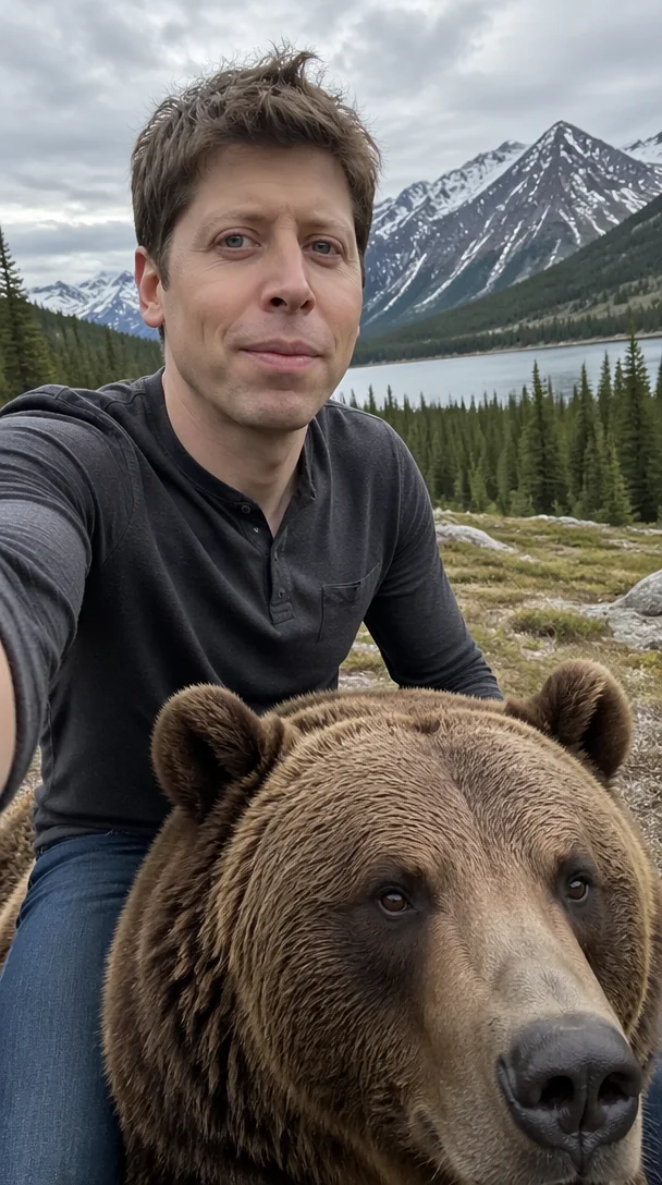 Sam Altman Riding a Bear